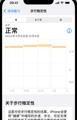 上街iPhone手机维修如何在iPhone开启'步行稳定性通知'