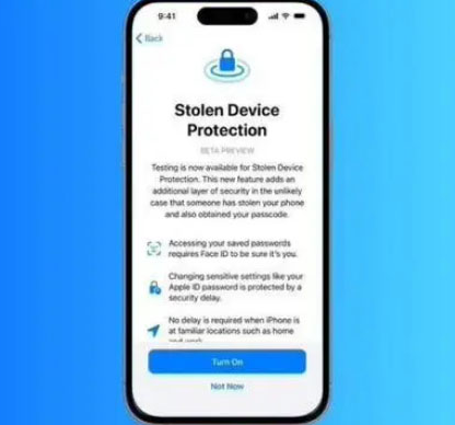上街苹果授权维修店分享被盗设备保护功能开启方法 