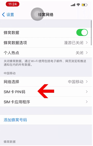 上街苹果14维修网分享如何给iPhone14的SIM卡设置密码 